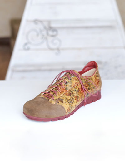 Think Menscha chaussure cognac combi